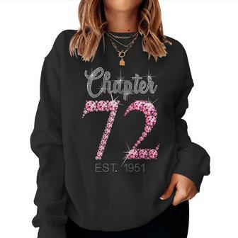 Womens 72 Years Old Vintage 1951 Limited Edition 72Nd Birthday Women Sweatshirt | Mazezy