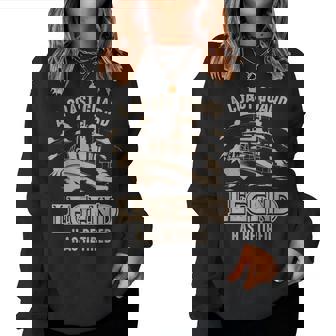 A Coast Guard Legend Has Retired | Cool Volunr Gift Women Crewneck Graphic Sweatshirt | Seseable UK