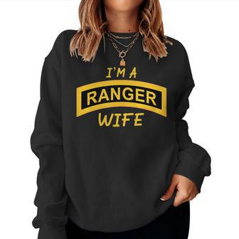 Army Ranger Wife Women Sweatshirt | Mazezy
