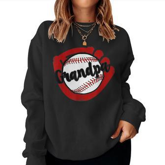 Baseball Grandpa T For Baseball Softball Mom Women Sweatshirt | Mazezy