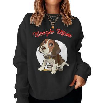 Womens Beagle Mom Shirts For Women Shirt Sweatshirt | Mazezy