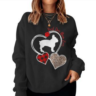 Best French Bulldog Mom Ever Funny Womens Day Mothers Day Women Crewneck Graphic Sweatshirt - Seseable
