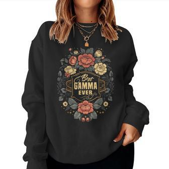 Best Gamma Ever Grandma graphic Women Sweatshirt | Mazezy