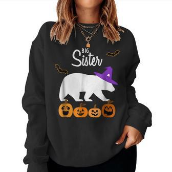 Big Sister Bear Halloween Matching Family Bears Women Sweatshirt | Mazezy