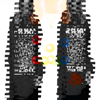 Bingo Grandma Is My Name And Bingo Is My Game Women Sweatshirt | Mazezy