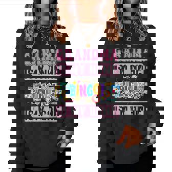 Bingo Player Grandma Is My Name Bingo Is My Game Women Women Sweatshirt | Mazezy
