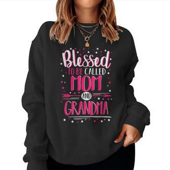 Blessed To Be Called Mom Grandma Great Grandma Women Sweatshirt | Mazezy