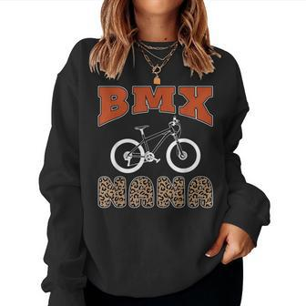 Bmx Nana Extreme Sports Loves Bicyclette Cyclist Bmx Racing Women Sweatshirt | Mazezy
