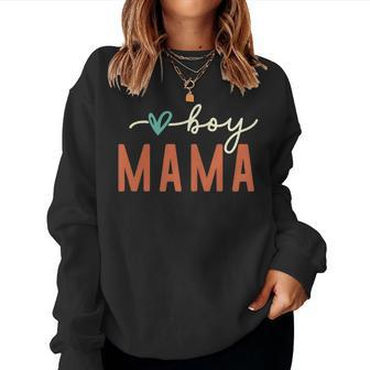 Boy Mama Ma Mama Mom Bruh Mother Mommy Women Sweatshirt | Mazezy