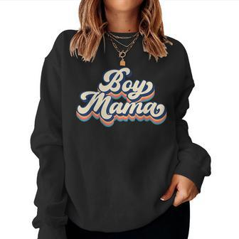 Boy Mama Ma Mommy Mom Bruh Women Sweatshirt | Mazezy