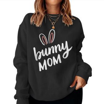 Bunny Mom Shirt Bunnies Rabbit Women Sweatshirt | Mazezy