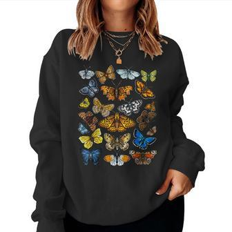 Butterfly Gift For Men Women Kids Butterfly Lover Collection Women Crewneck Graphic Sweatshirt - Seseable