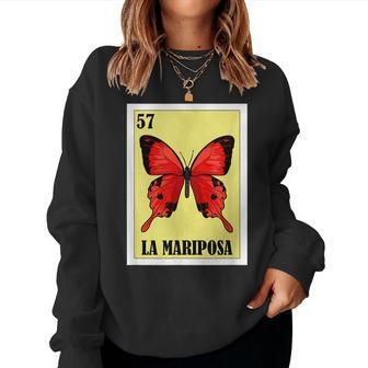 Butterfly Mexican - La Mariposa Women Sweatshirt | Mazezy