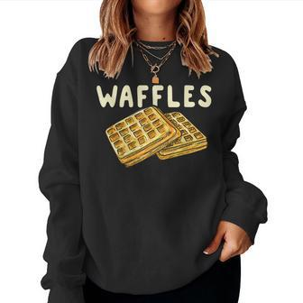 Chicken And Waffles Matching Halloween Women Sweatshirt | Mazezy