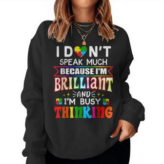 My Child May Be Non Verbal I May Be Nonverbal Autism Mom Women Sweatshirt | Mazezy