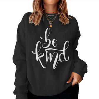 Choose Kindness Be Kind Anti-Bullying Unity Day Orange Women Sweatshirt | Mazezy