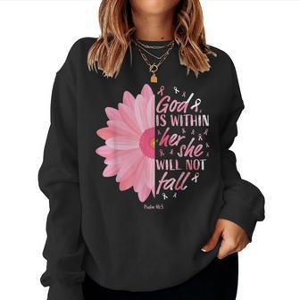 Christian Pink Breast Cancer Women Mom Wife Sister Her Sweatshirt | Mazezy