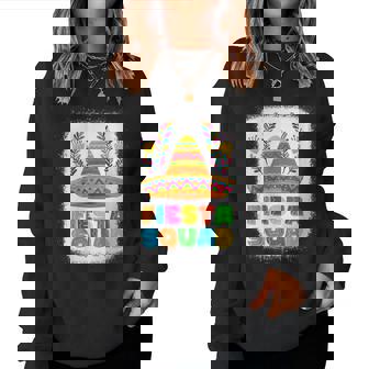 Cinco De Mayo Fiesta Squad Mexican Party Cinco De Mayo Party Gift For Womens Women Crewneck Graphic Sweatshirt - Thegiftio