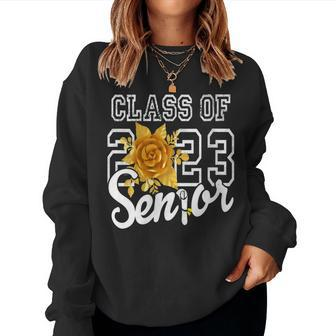 Womens Class Of 2023 Seniors 23 Senior Graduation Ceremony Or Party Women Sweatshirt | Mazezy