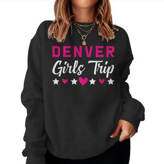 Denver Girls Trip Holiday Party Farewell Squad Women Sweatshirt | Mazezy