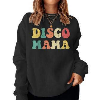 Disco Mama 1970S Disco Queen Matching Couple Women Crewneck Graphic Sweatshirt - Seseable