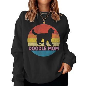 Womens Doodle Mom Cute Goldendoodle Dog Owner Mama Wife Women Sweatshirt | Mazezy