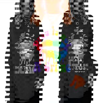 Drag Is Not A Crime Lgbt Pride 2023 Drag Queen Rainbow Women Sweatshirt | Mazezy