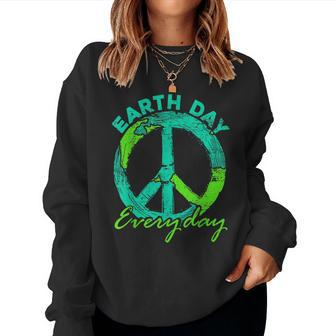 Earth Day Everyday Protect Our Planet Save Mother Earth Women Sweatshirt | Mazezy