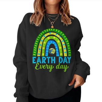 Earth Day Save Our Home Plant More Trees Go Planet Women Sweatshirt | Mazezy