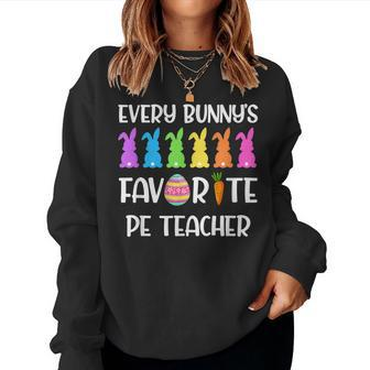 Every Bunnys Favorite Pe Teacher Women Sweatshirt | Mazezy