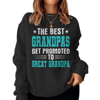First Time Great Grandma New Great Grandparent T Women Sweatshirt | Mazezy