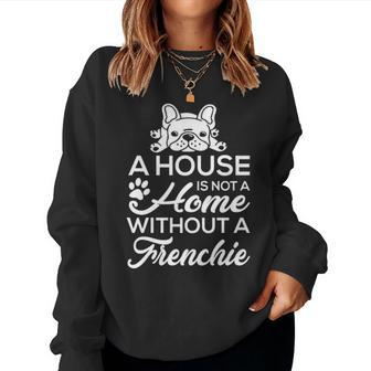 French Bulldog Gifts Men Women Frenchie Dog Mom Women Crewneck Graphic Sweatshirt - Seseable