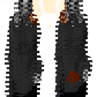 Funny Dog Lover For Women Men Fur Mama Mode All Day Women Crewneck Graphic Sweatshirt - Thegiftio