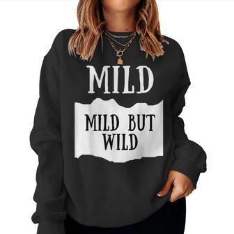 Funny Hot Taco Sauce Group Halloween Costume Mild Women Men Women Crewneck Graphic Sweatshirt - Thegiftio UK