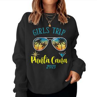Girls Trip Punta Cana 2023 Womens Weekend Vacation Birthday V2 Women Sweatshirt | Mazezy