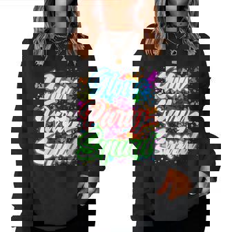 Womens Glow Squad Squad Bright Collection Women Sweatshirt | Mazezy
