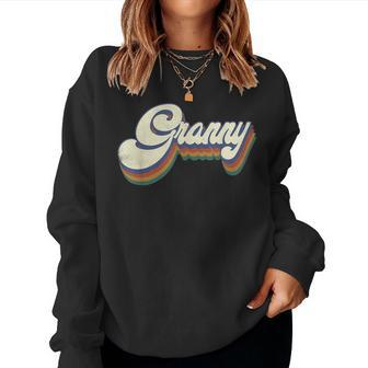 Granny For Grandma Retro Vintage Granny Women Sweatshirt | Mazezy