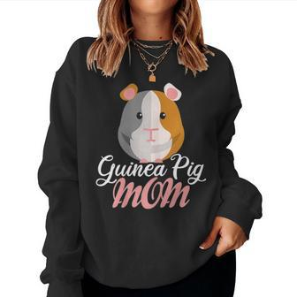 Guinea Pig Mom Costume Guinea Pig Owner Cavy Lover Women Crewneck Graphic Sweatshirt - Seseable