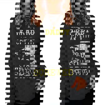 Handyman Dad Shirt Fathers Day From Wife Kids Women Sweatshirt | Mazezy