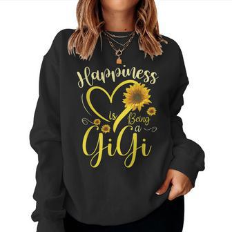 Happiness Is Being A Gigi Sunflower Grandma Women Sweatshirt | Mazezy