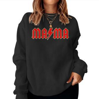 Hard Rock Mom Mothers Rock Music Band - Mama Women Sweatshirt