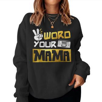 Hola At Your Mama Two Legit To Quit Birthday Decorations Women Sweatshirt | Mazezy