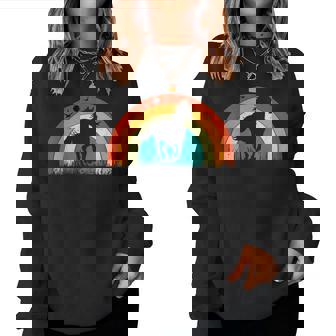 Horse For Women Cowgirl Vintage Horses Girls Women Crewneck Graphic Sweatshirt | Seseable CA