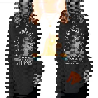 Horse Im Chief Kickabitch From The Slapahoe Tribe Women Crewneck Graphic Sweatshirt - Thegiftio