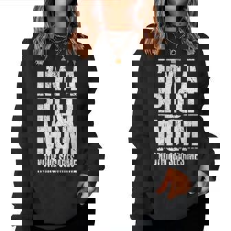 Im A Pilot Mom Nothing Scares Me Airline Pilots Retirement Women Crewneck Graphic Sweatshirt | Seseable UK