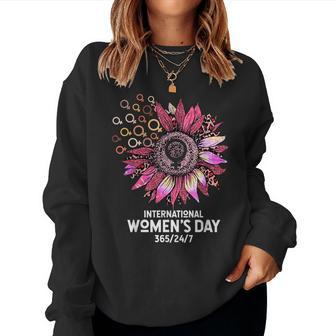 International Womens Day 2022 Gender Equality Break The Bias Women Sweatshirt | Mazezy