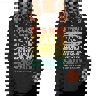 Its Not Easy Being My Wifes Arm Candy Husband Women Sweatshirt | Mazezy