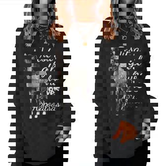 Just A Girl Who Loves Appaloosa Horses Gift Women Crewneck Graphic Sweatshirt | Seseable CA