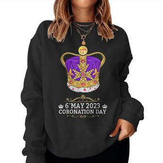 Kings Coronation 2023 Idea For Women & British Coronation Sweatshirt | Mazezy