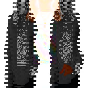 The Lovers Tarot Rainbow Skeleton Gay Lesbian Lgbt Pride Women Sweatshirt | Mazezy